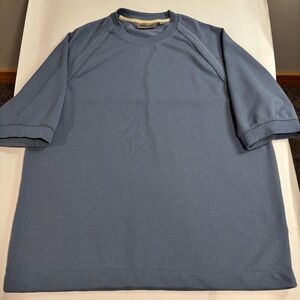 Amongst Others Heavyweight Shirt XL Blue Boxy Short Sleeve